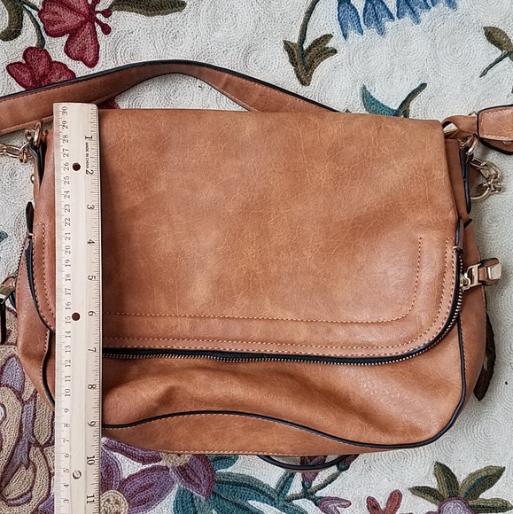 Camel crossbody bag - Picture 2 of 6